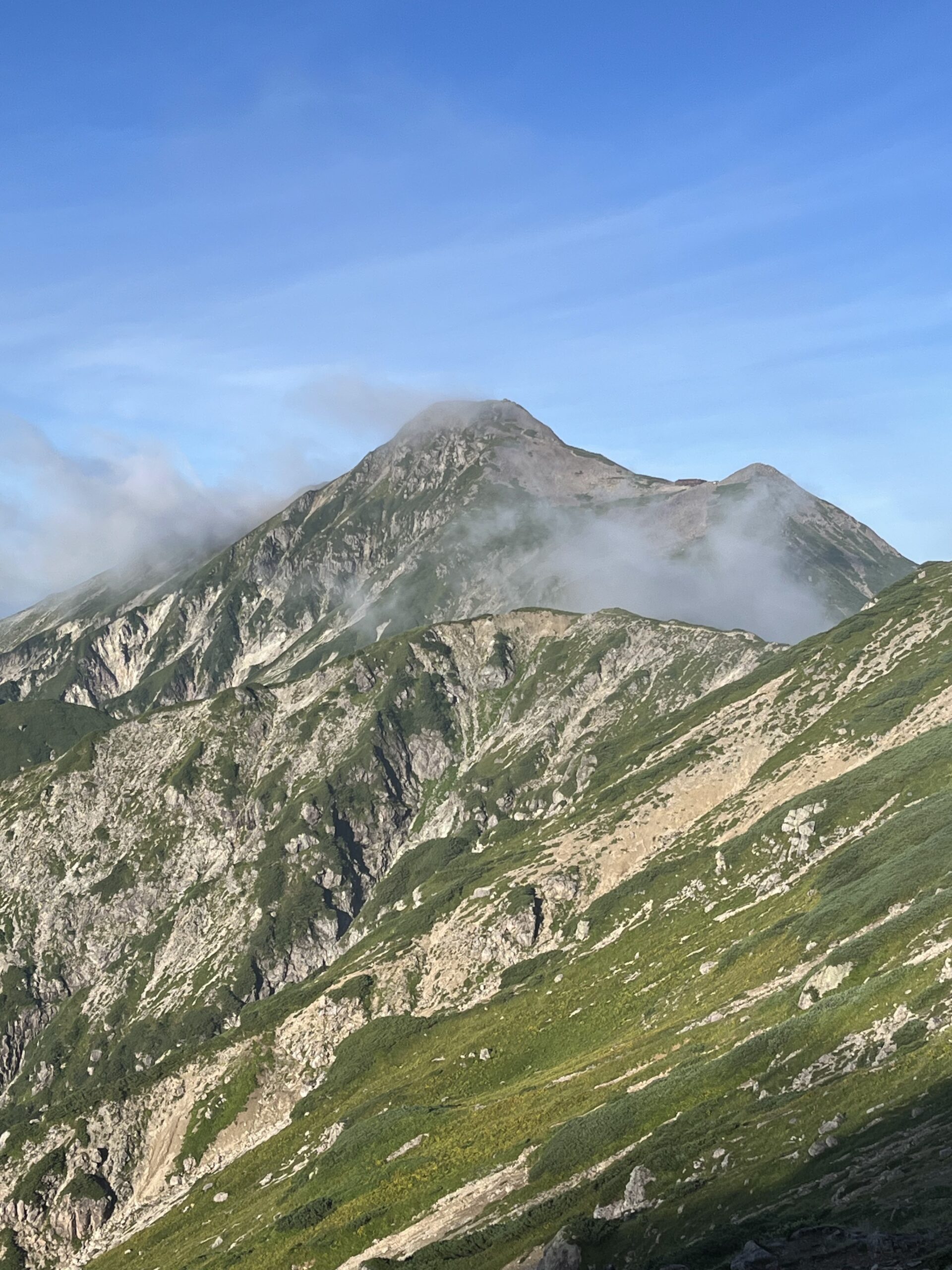 ギラギラ太陽と笠新道 2025/08/23～08/24 – 山の会「岳樺クラブ